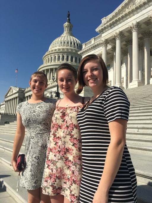 3 grils with capitol