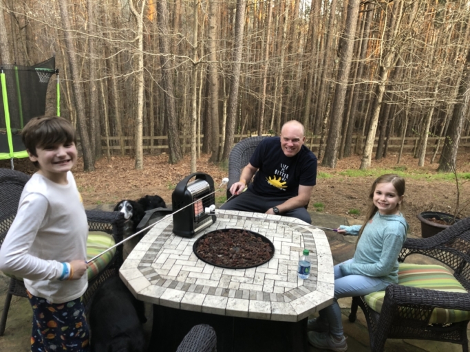 Backyard-campfire